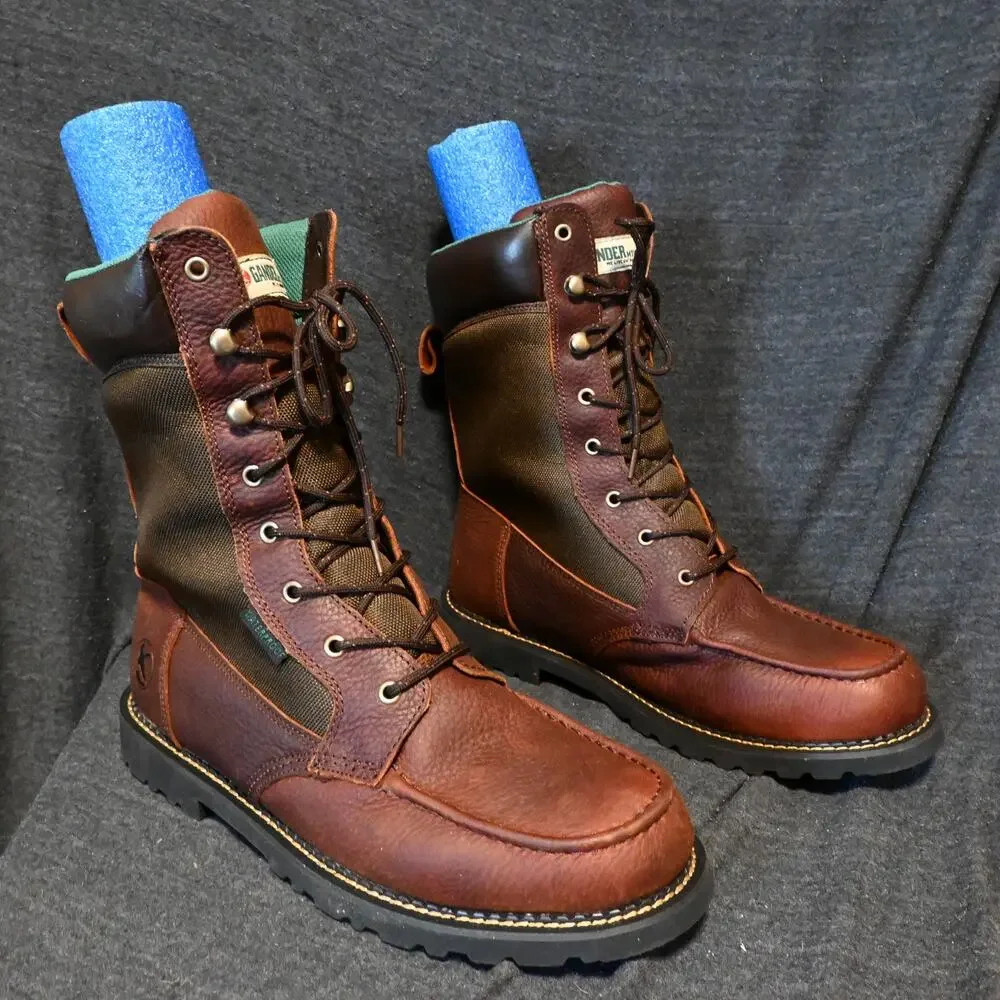 Gander Mountain Mtn Men's 13 Leather Boots Hutning Lace-Up Outdoors